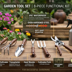 Garden Tool Set 8-Piece