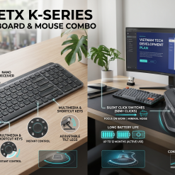 Wireless Keyboard and Mouse Combo