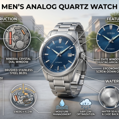 Men's Analog Quartz Watch