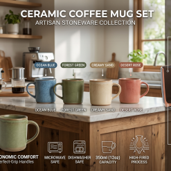 Ceramic Coffee Mug Set
